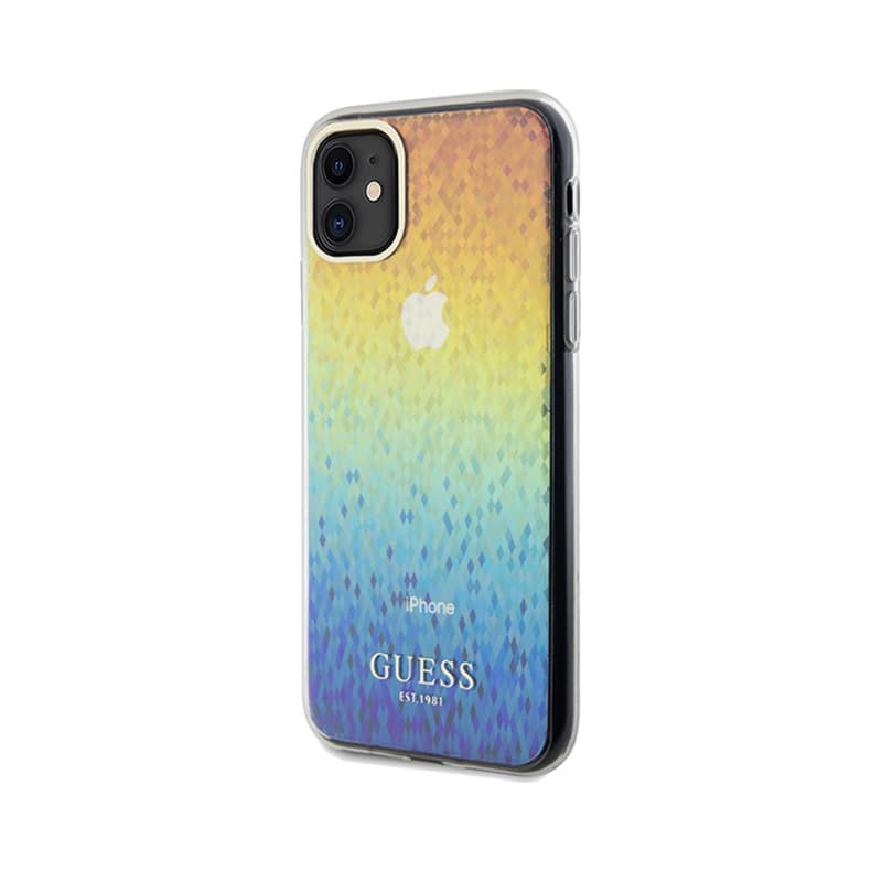 Guess IML Faceted Mirror Disco Iridescent - iPhone 11 Case (Iridescent) 2