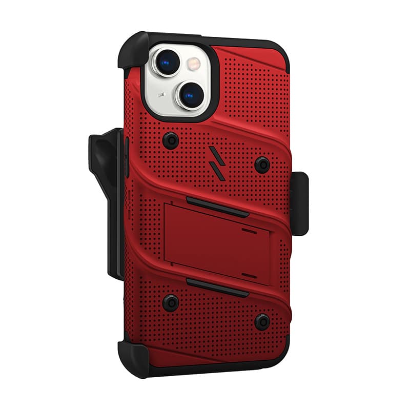 ZIZO BOLT Series - Case for iPhone 14 (Red) 5