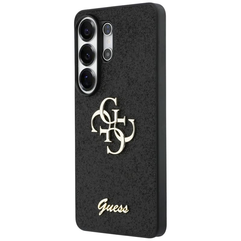 Guess Fixed Glitter Big 4G Metal Logo - Samsung Galaxy S26 Ultra Case (Black) 2