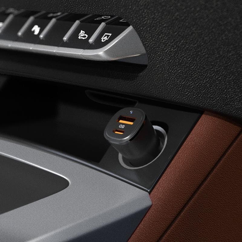 Spigen ArcStation Essential EV482 - Car Charger USB-C & USB-A PD + QC3.0 48W (Black) 3