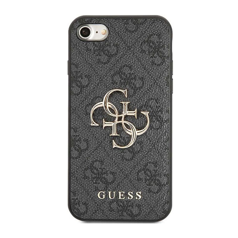 Guess 4G Big Metal Logo - Case for iPhone SE (2022/2020) / 8 / 7 (Grey) 3