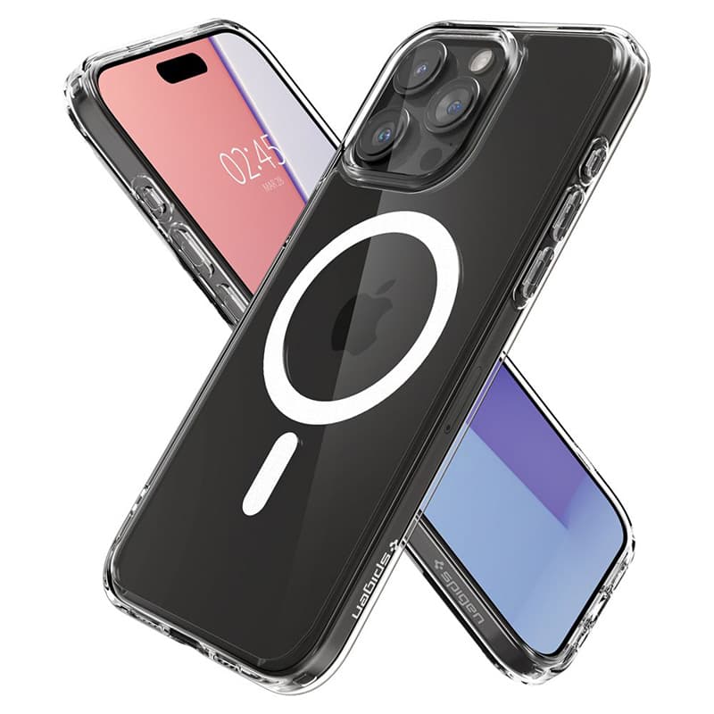 Spigen Ultra Hybrid MagSafe - Case for iPhone 15 Pro Max (White) 8