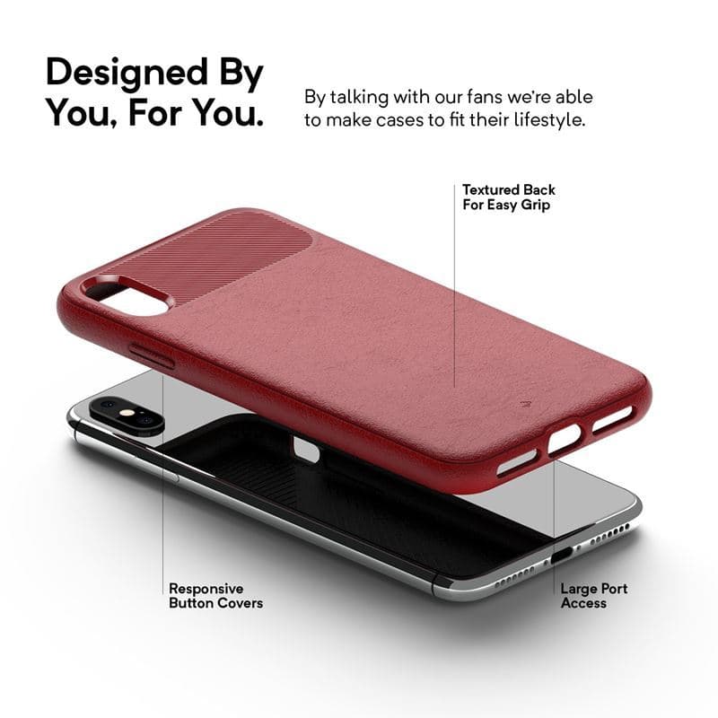 Caseology Vault Case for iPhone Xs Max (Red) 6