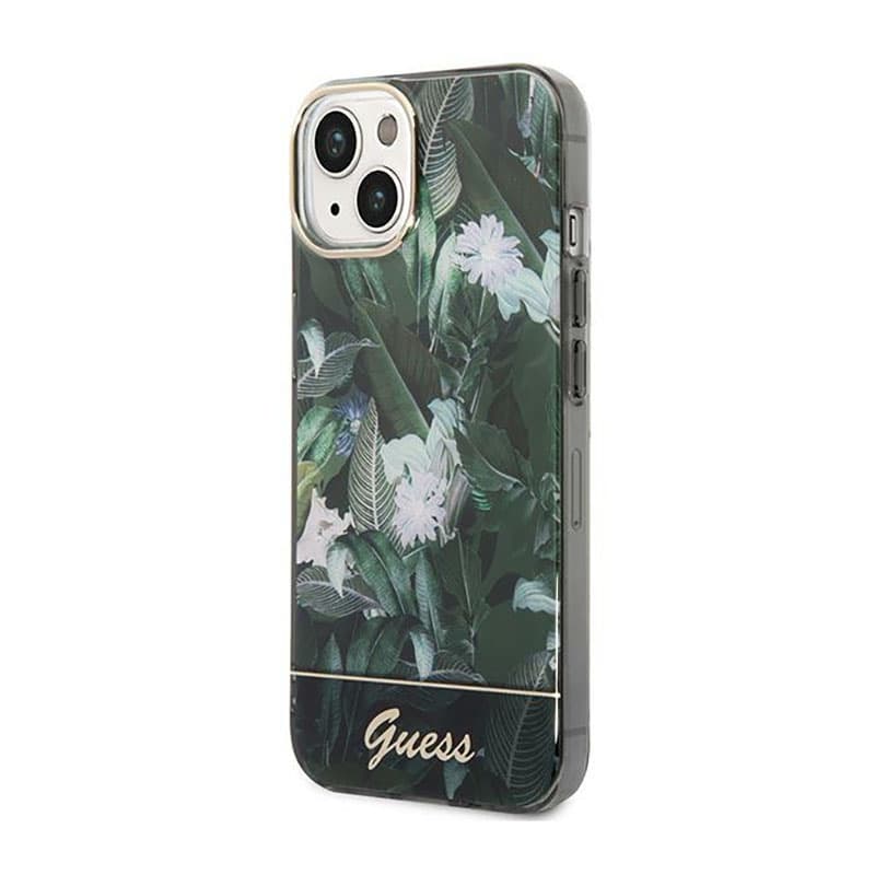Guess Jungle Case - Case for iPhone 14 Plus (Green) 2