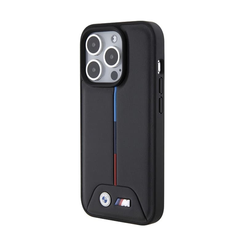 BMW Quilted Tricolor - Case for iPhone 15 Pro Max (Black) 2