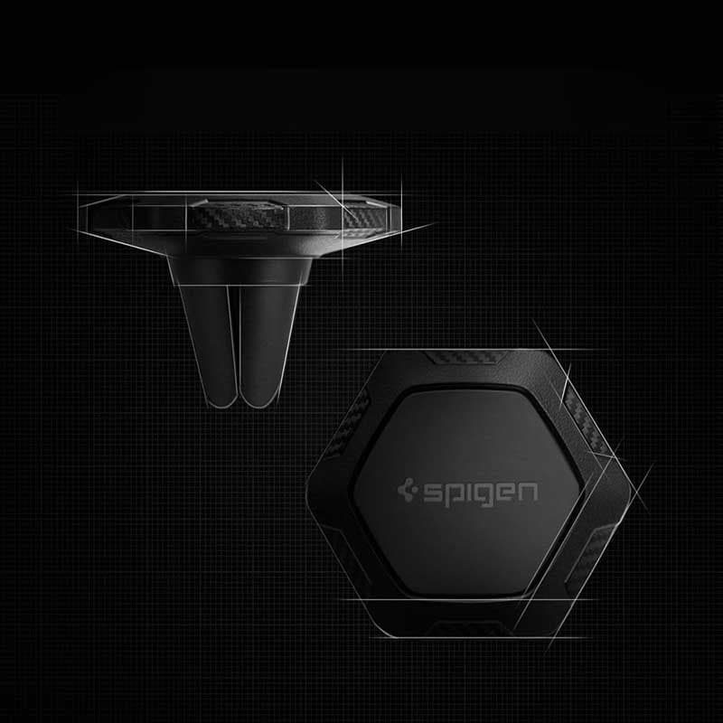 Spigen Magnetic Car Mount Holder QS11 - Car Holder (Black) 7