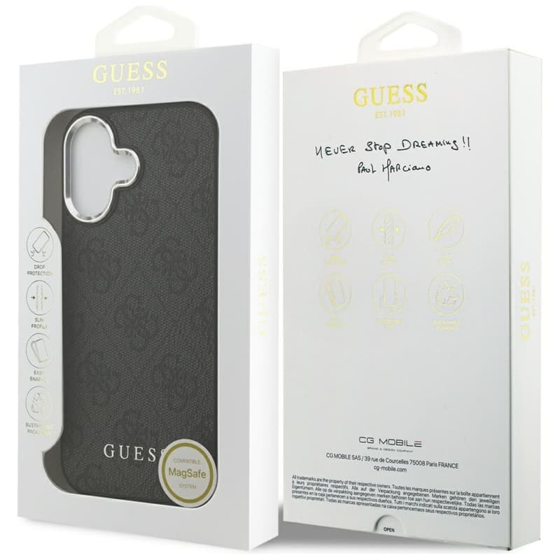 Guess 4G Classic Logo MagSafe - iPhone 17 Case (Black) 8