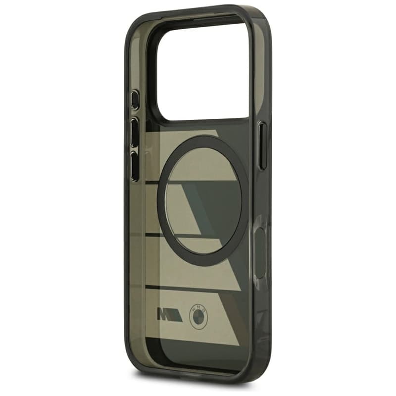 BMW M IML Metal Buttons Tricolor Lines MagSafe - Case iPhone 17 Pro Max (black) 7