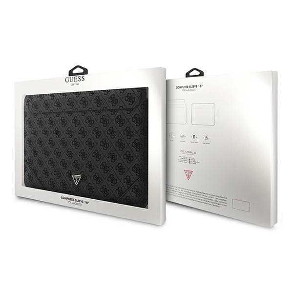Guess 4G Uptown Triangle Logo Sleeve - Notebook Case 16" (Black) 4