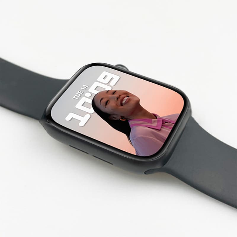 Mocolo 3D Glass Full Glue - Protective Glass for Apple Watch 7/8 41 mm screen 3