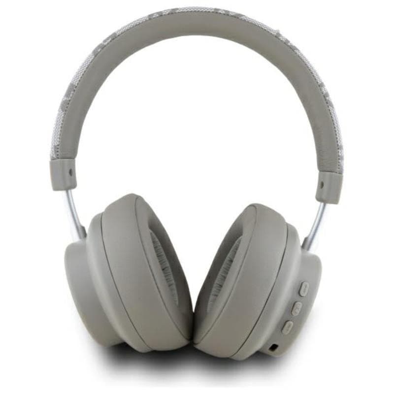 DKNY Checkered Pattern - Wireless Over-Ear Bluetooth Headphones V5.3 (Beige) 3