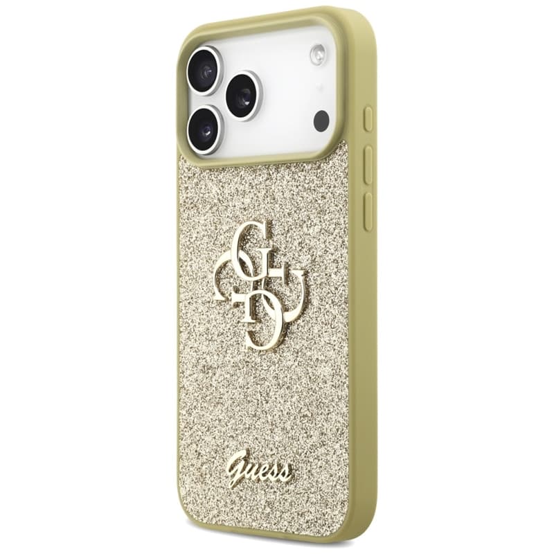 Guess Fixed Glitter Big 4G - Case for iPhone 17 Pro Max (gold) 2