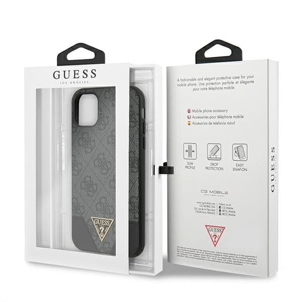 Guess 4G Triangle Collection - Cover iPhone 11 (Grey) 6