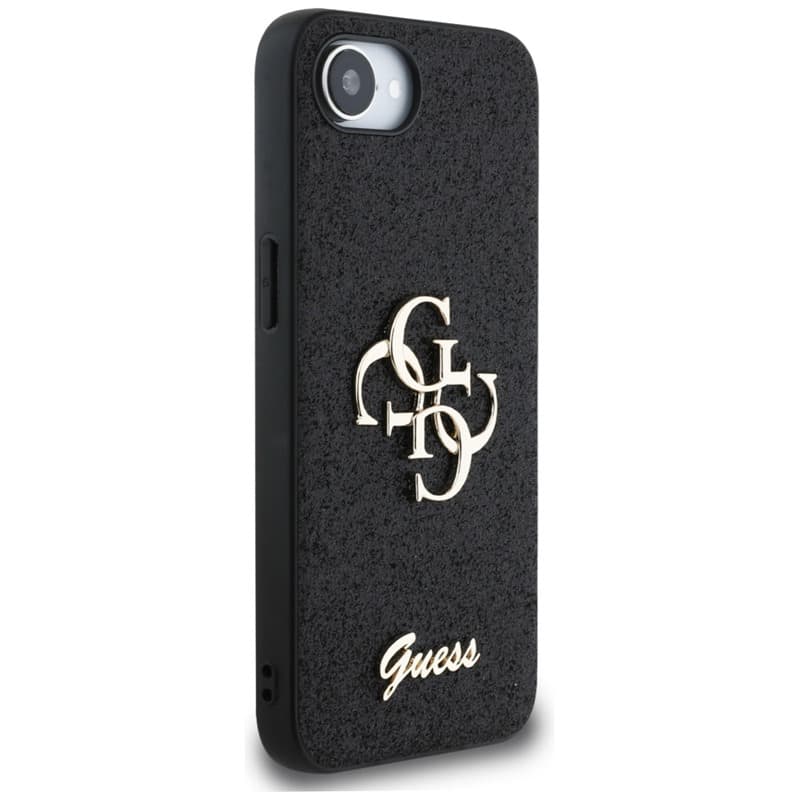Guess Fixed Glitter Big 4G - Case for iPhone 16e (black) 4