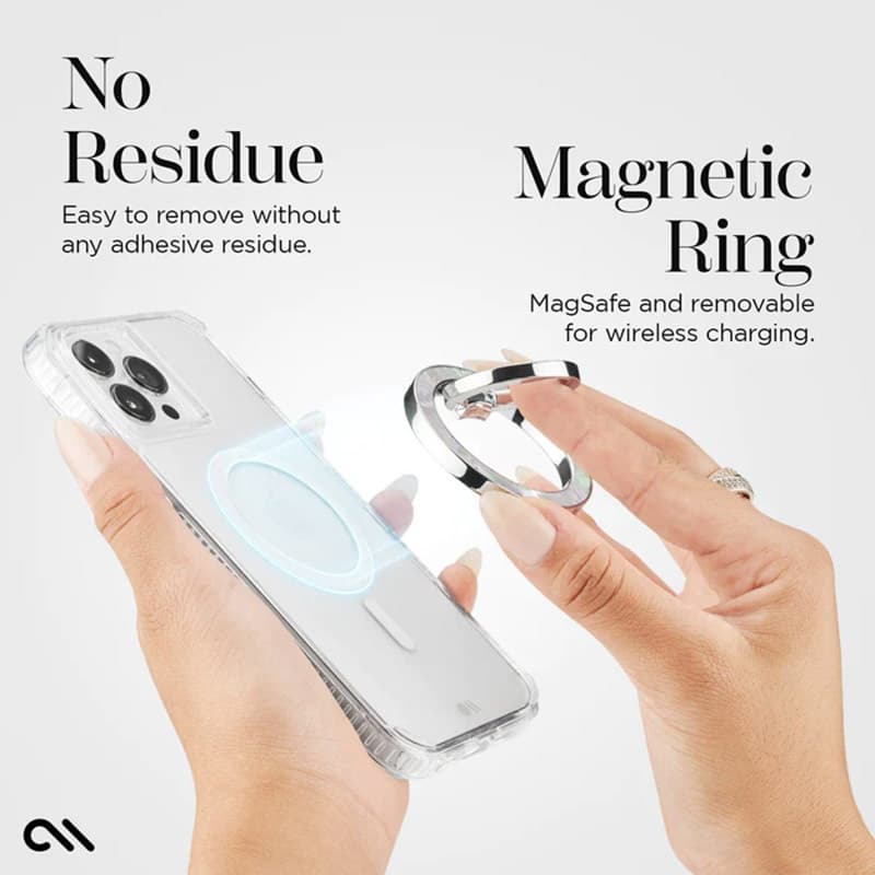 Case-Mate Magnetic Ring Stand - MagSafe finger holder with stand function (Mother of Pearl) 4