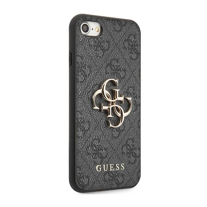 Guess 4G Big Metal Logo - Case for iPhone SE (2022/2020) / 8 / 7 (Grey) 4