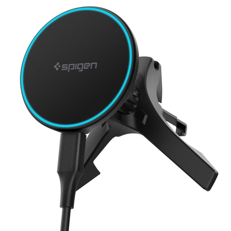 Spigen EV15MAQ Essential - MagSafe 15W Qi2 Car Air Vent Holder (Black)