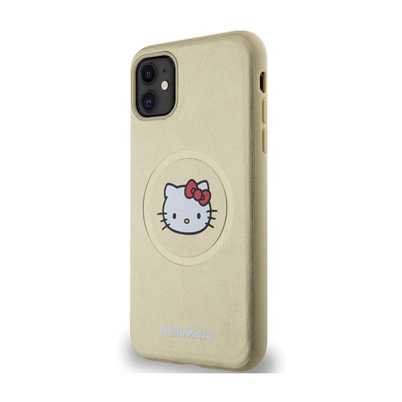 Hello Kitty Leather Kitty Head MagSafe - iPhone 11 Case (Gold) 2