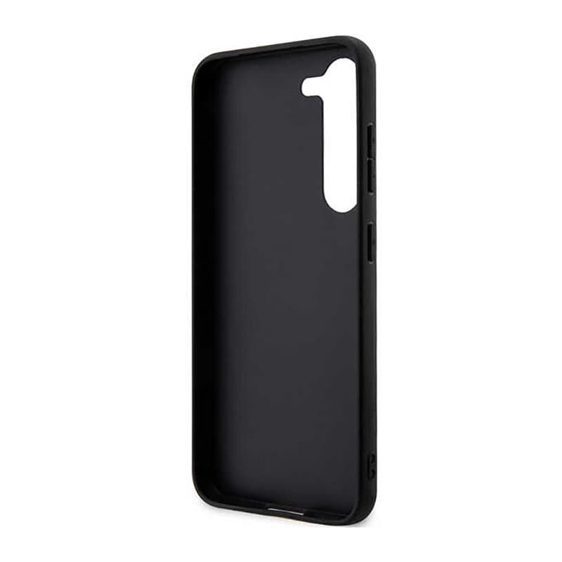 Karl Lagerfeld Saffiano Monogram Metal Logo - Case for Samsung Galaxy S23+ (Black) 7