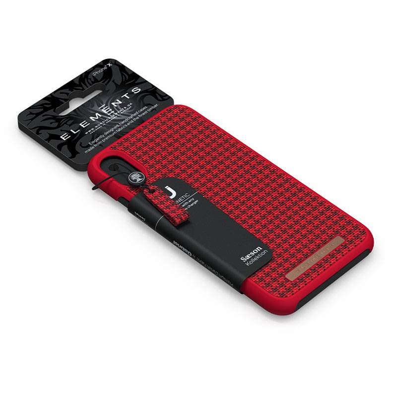 Nordic Elements Saeson Idun - Case for iPhone Xs / X (Red) 8