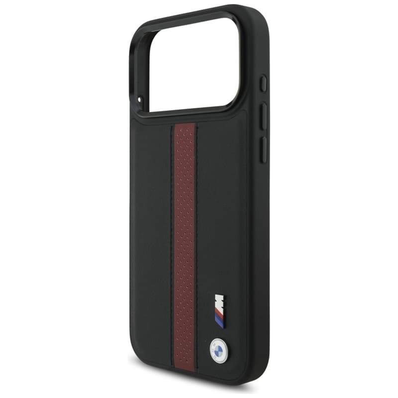 BMW M Perforated Stripe Logo MagSafe - iPhone 17 Pro Max Case (Red) 6