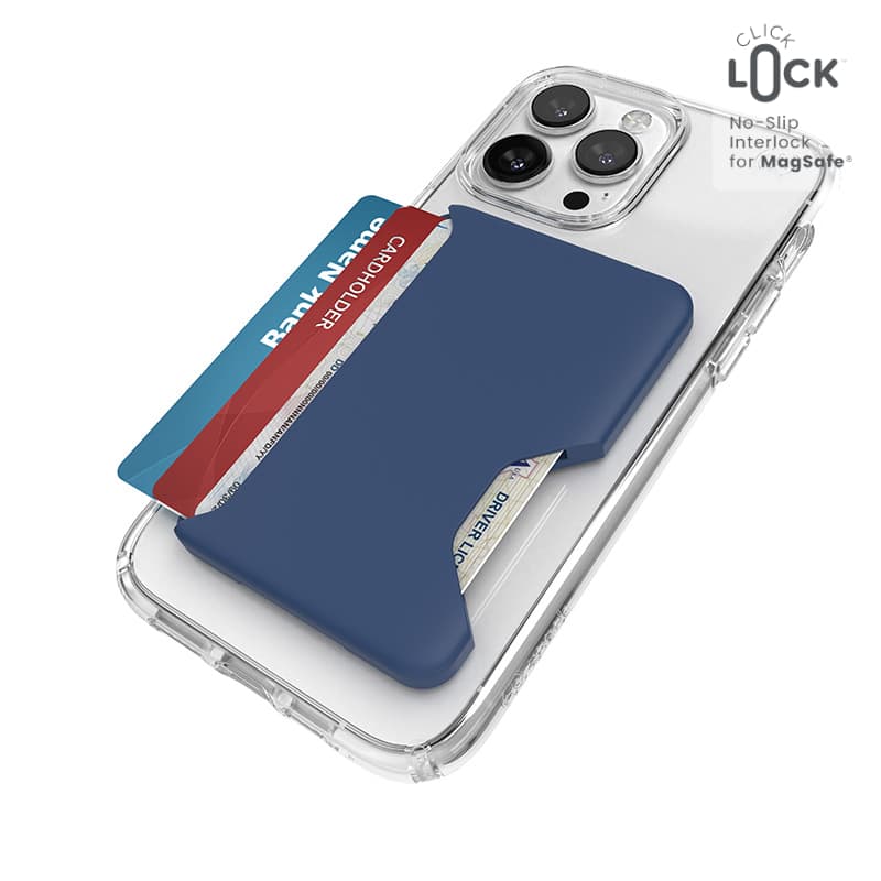 Speck ClickLock Wallet For MagSafe - Magnetic MagSafe Wallet (Coastal Blue)