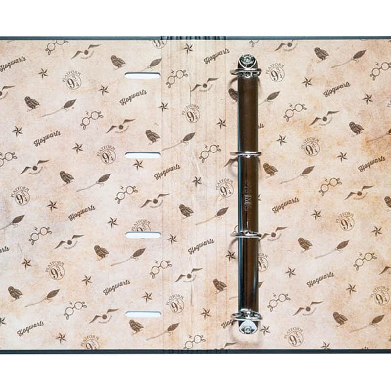 Harry Potter - A4 binder with sheets (4 rings, elastic band) 3