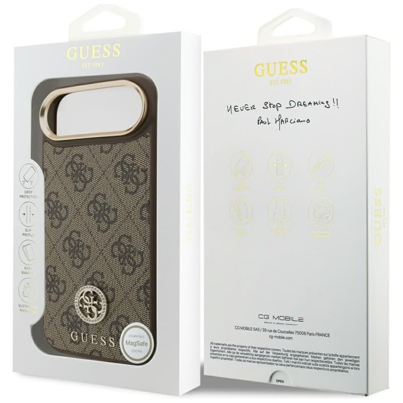 Guess 4G Strass Logo MagSafe - Case iPhone Air (Brown) 8