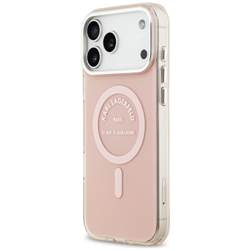 Karl Lagerfeld IML Karl RSG Logo MagSafe - Case for iPhone 17 Pro Max (pink) 2