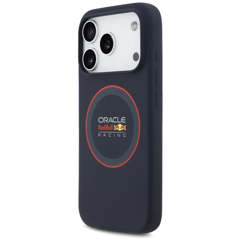 Red Bull Silicone Red Ring MagSafe - iPhone 17 Pro Case (Navy Blue) 2