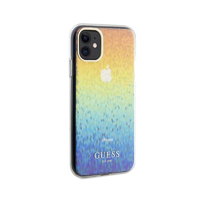Guess IML Faceted Mirror Disco Iridescent - iPhone 11 Case (Iridescent) 4
