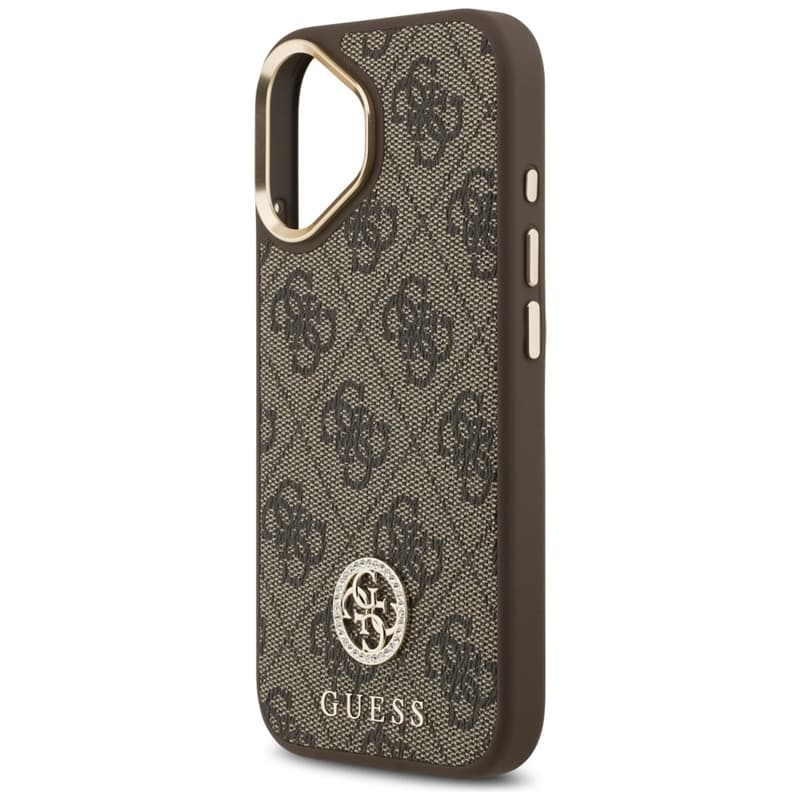 Guess 4G Strass Logo MagSafe - Case iPhone 17 (Brown) 6