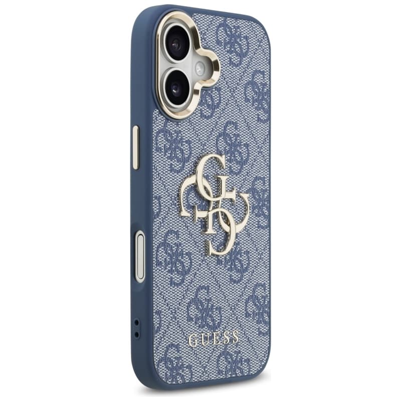 Guess 4G Big 4G Classic Logo - Case iPhone 17 (Blue / Gold) 4