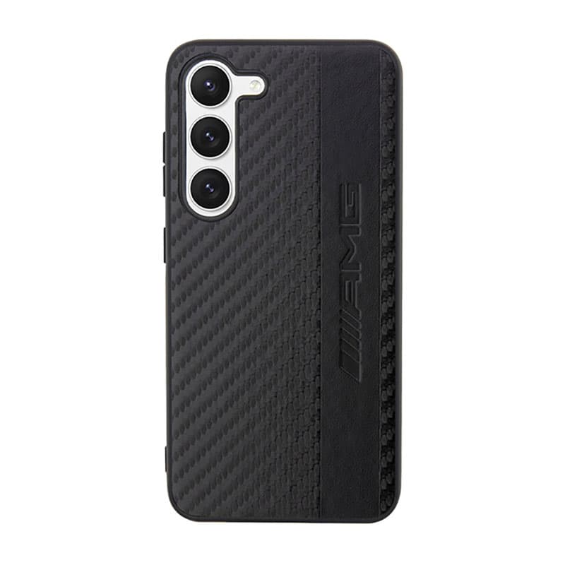 AMG Carbon Stripe & Embossed - Case for Samsung Galaxy S23 (Black) 3