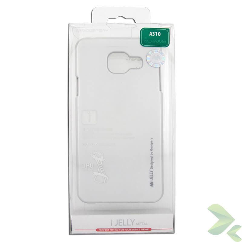 Mercury I-Jelly - Case for Samsung Galaxy A3 (2016) (Silver) 1