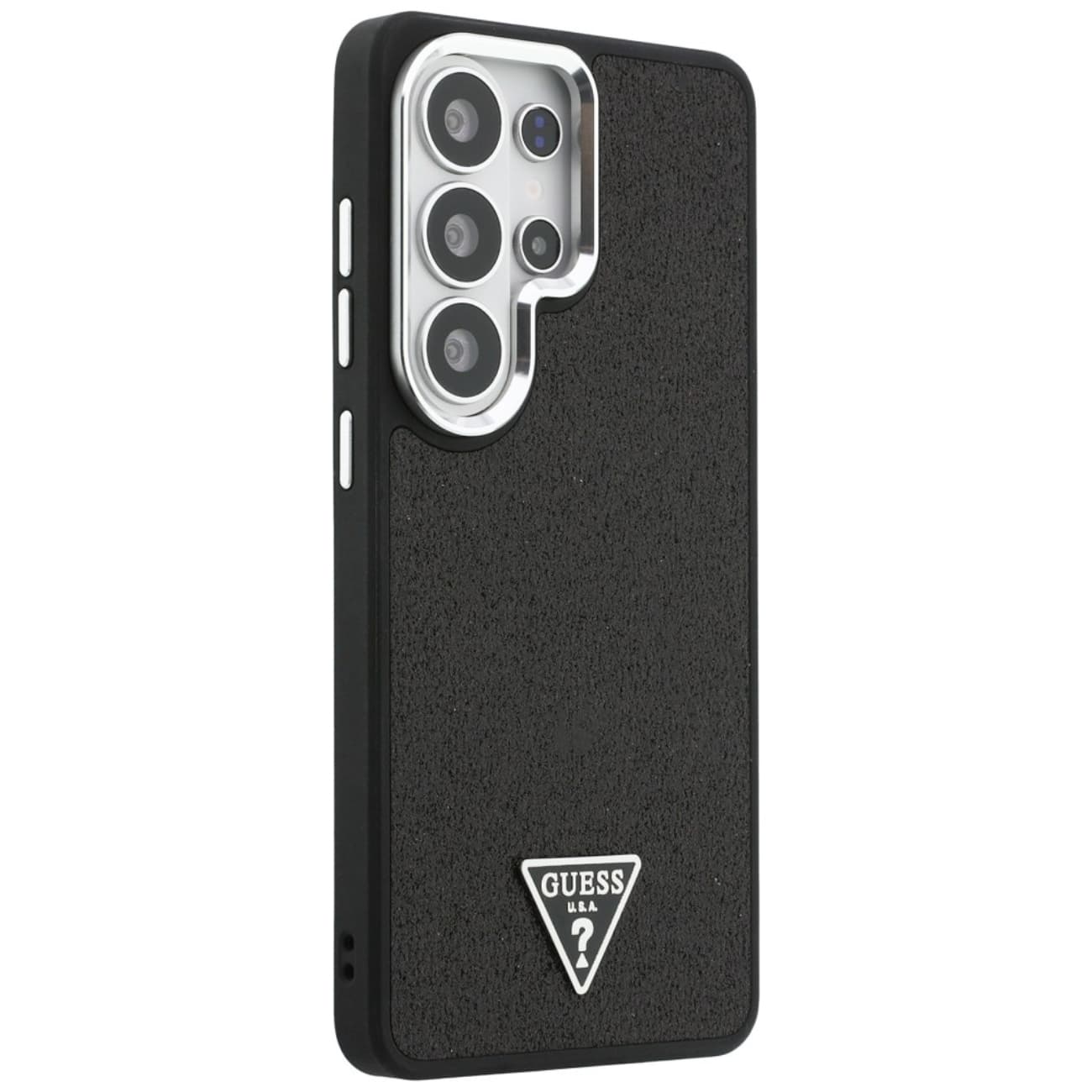 Guess Fixed Glitter Triangle MagSafe - Samsung Galaxy S26 Ultra Case (Black) 4