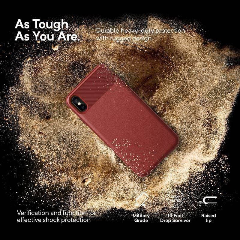 Caseology Vault Case for iPhone Xs Max (Red) 8