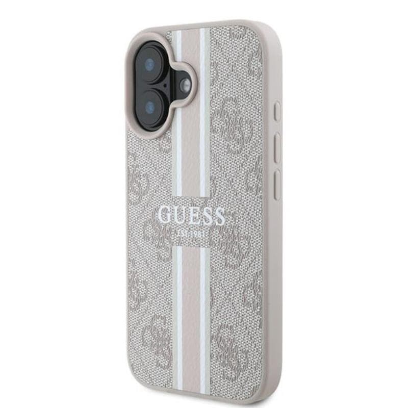 Guess 4G Printed Stripes MagSafe - Case iPhone 16 Plus (pink) 2