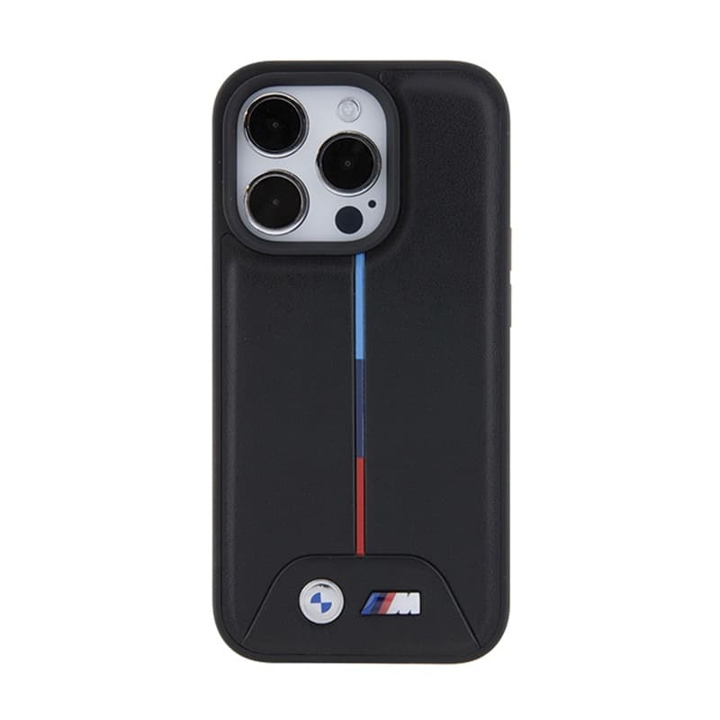 BMW Quilted Tricolor - Case for iPhone 15 Pro Max (Black) 3