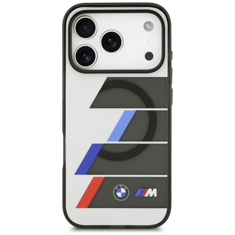 BMW M IML Metal Buttons Tricolor Lines MagSafe - Case iPhone 17 Pro (anthracite) 3