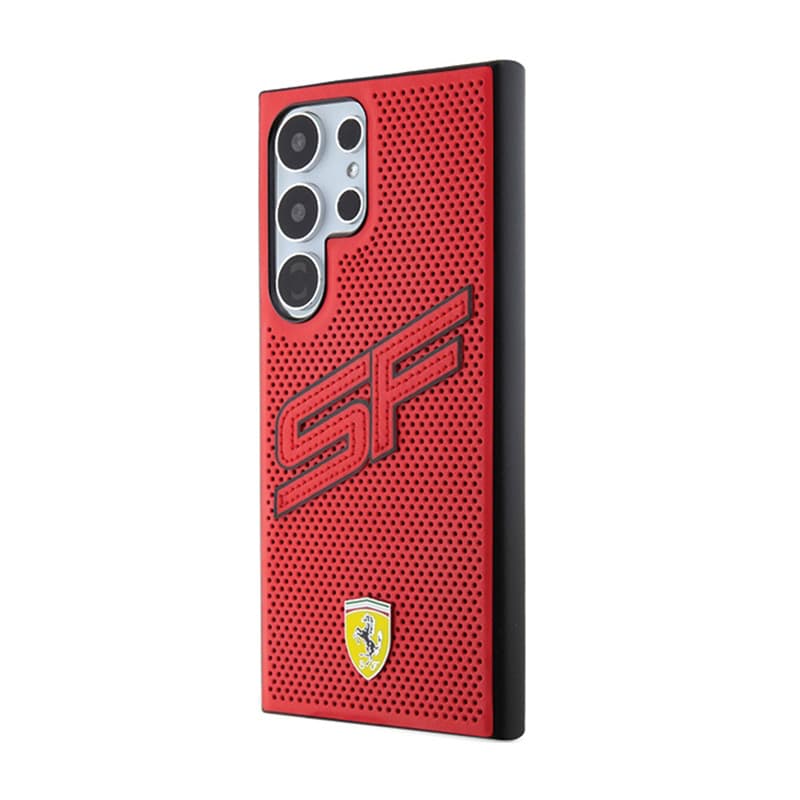 Ferrari Big SF Perforated - Case for Samsung Galaxy S24 Ultra (Red) 2
