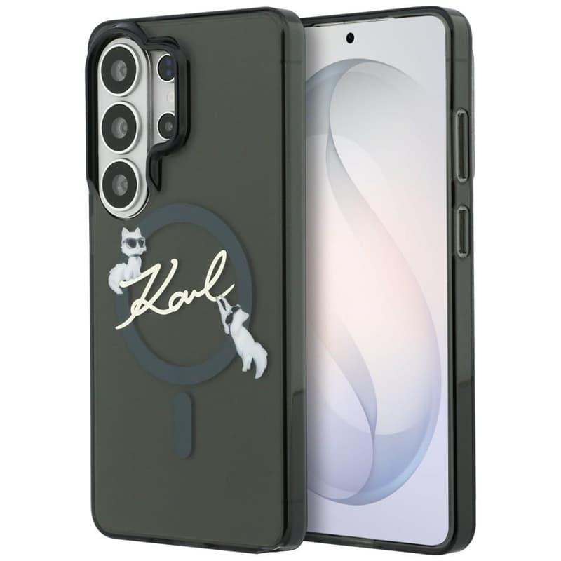 Karl Lagerfeld IML KC Script MagSafe - Samsung Galaxy S26 Ultra Case (Black) 1