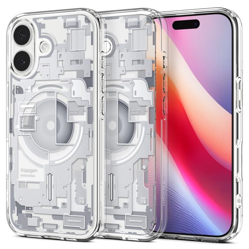 Spigen Ultra Hybrid Mag MagSafe - Case for iPhone 17 (Zero One White)   1