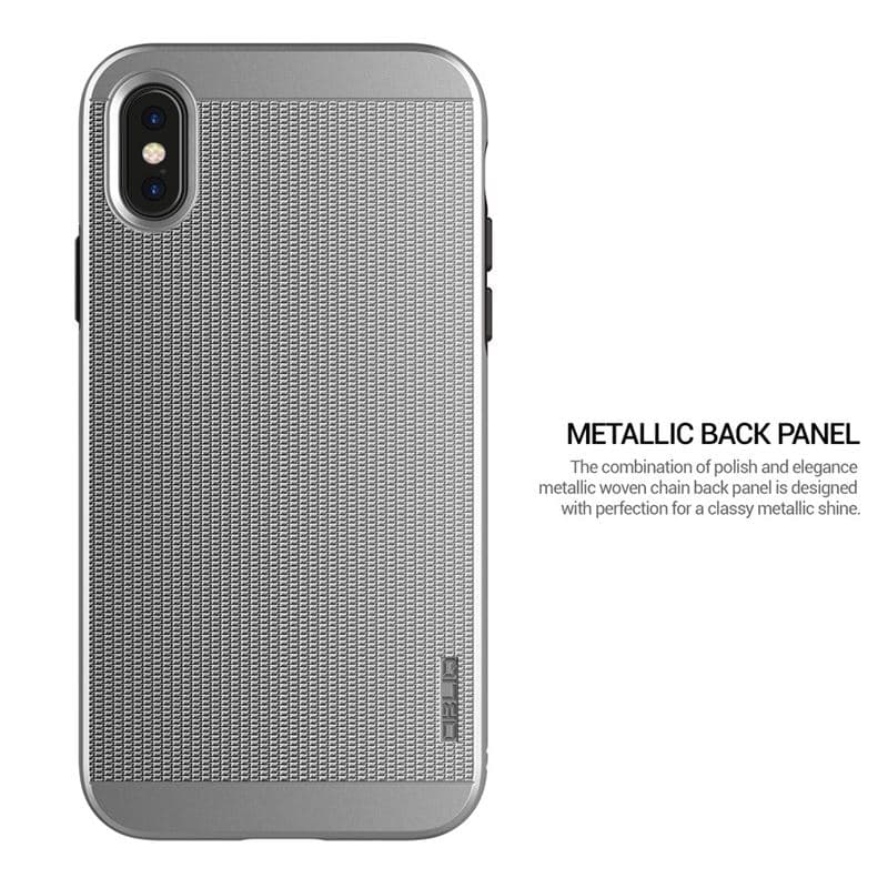 Obliq Slim Meta - Case for iPhone Xs / X (Satin Silver) 2
