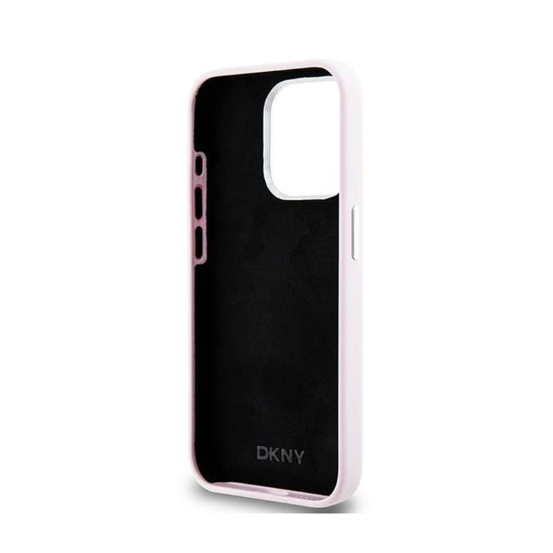 DKNY Liquid Silicone Small Metal Logo MagSafe - Case for iPhone 14 Pro (pink) 7