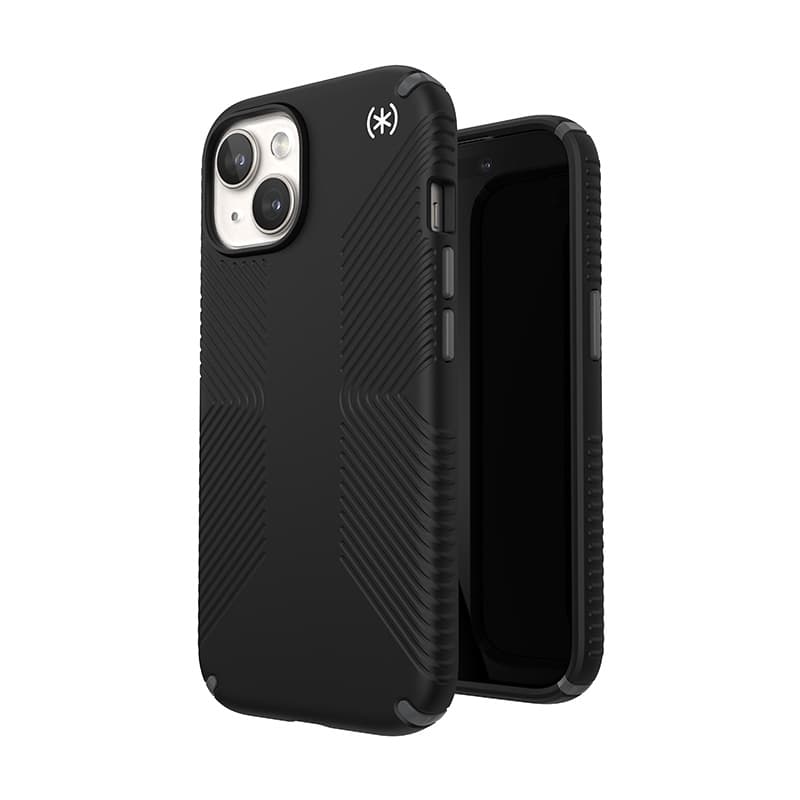 Speck Presidio2 Grip – Case for iPhone 17e / 16e / 15 / 14 / 13 (Black / Gray / White) 1