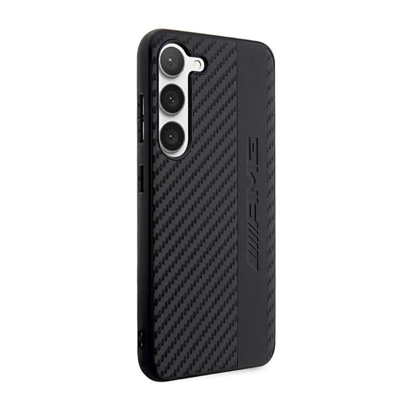 AMG Carbon Stripe & Embossed - Case for Samsung Galaxy S23 (Black) 4