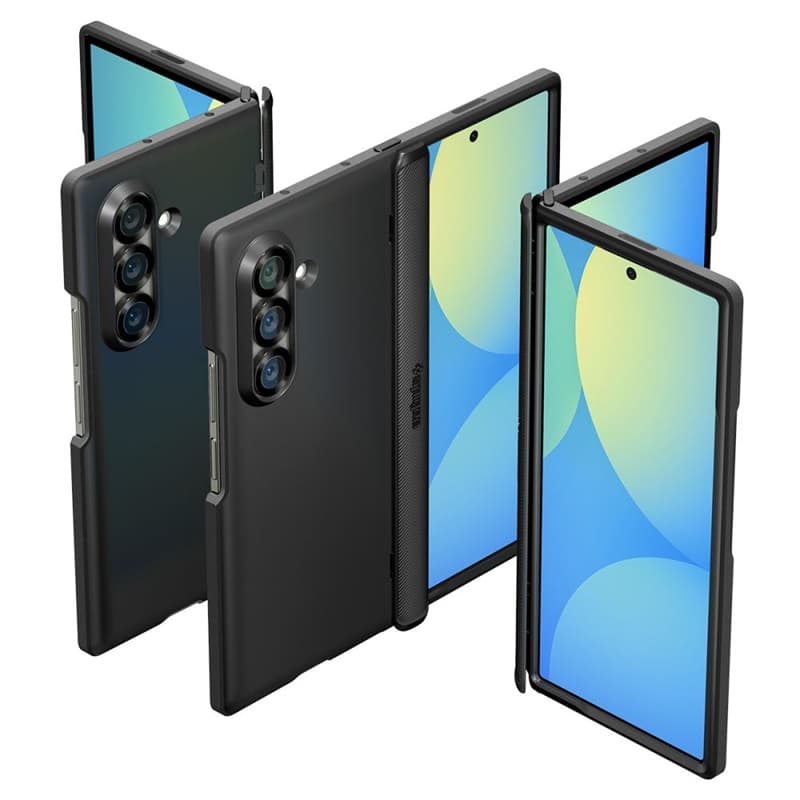 Spigen Slim Armor Pro Mag MagSafe - Case for Samsung Galaxy Z Fold 7 (Black) 3