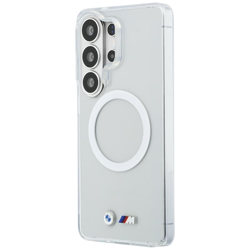BMW IML Shockproof Metal Logo MagSafe - Samsung Galaxy S26 Ultra Case (Clear) 2