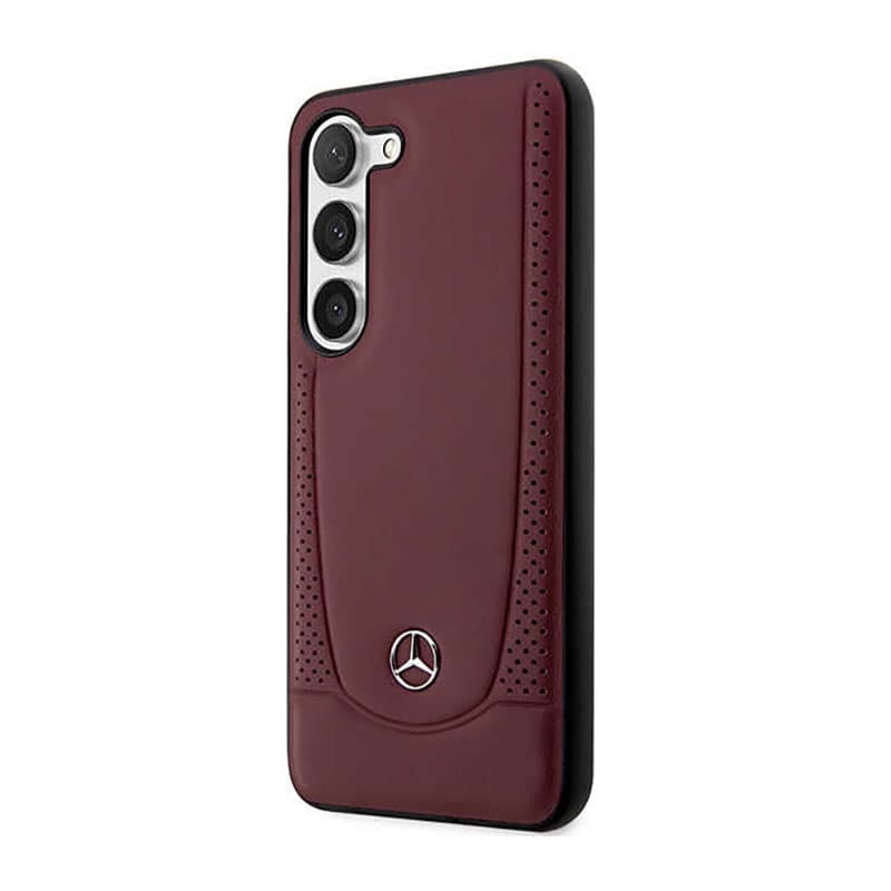 Mercedes Leather Urban Line - Case for Samsung Galaxy S23+ (Red) 2